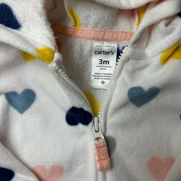NWOT. Carter’s - Peplum fleece zipped top - 3 months - Picture 5 of 5